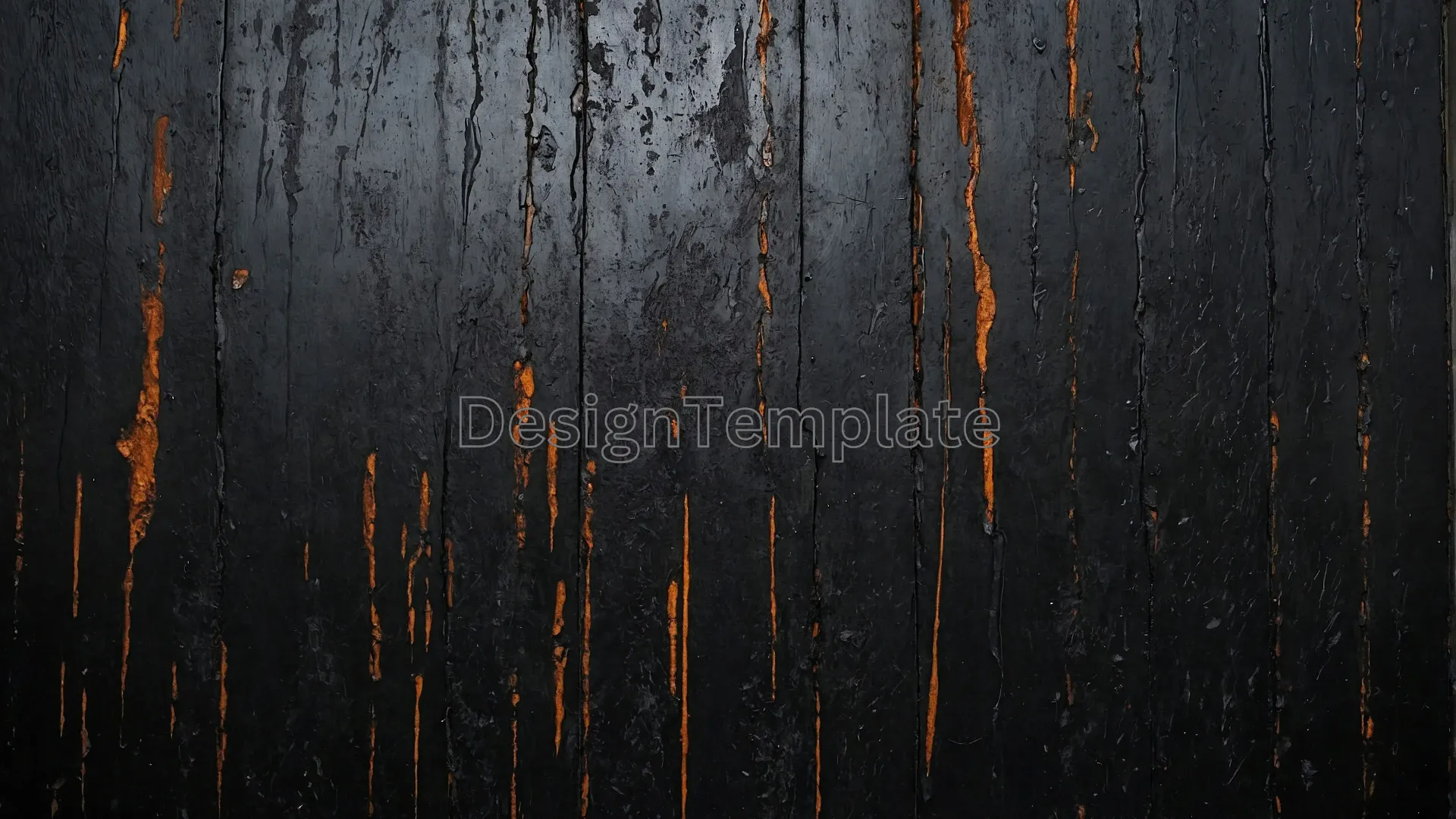 Whispers of Wear Rust Patterns on Black Texture PNG